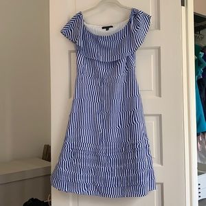 Off shoulder strapless midi dress banana